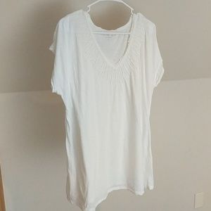 Calvin Klein beaded v-neck t-shirt